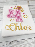 Princess Tiara Birthday Shirt, Girls Birthday Shirt, Princess Tiara Age Name Shirt, Girls Birthday Shirt, Embroidery Shirt for Girls, Gift for girl