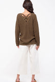 Crisscross Knit Sweater