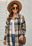 Button Down Plaid Shacket