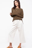 Crisscross Knit Sweater