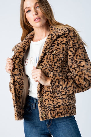 Leopard Fur Jacket