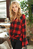 Ruffle Sleeve Button Down Top