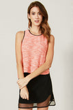 Neon Tweed Tank Top