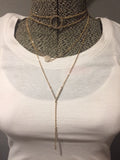 Multi Chain Choker Necklace Set