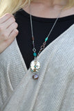 Bohemian style Arrowhead Ornate Necklace with earrings